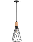 Lampa Sufitowa Wisząca App1268-1cp Czarna