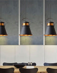 Lampa sufitowa ASTI AAA Czarna