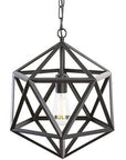 Lampa sufitowa wisząca Tuscon Czarna