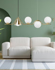 Lampa Sufitowa Wisząca Gold APP1662-5CP 4