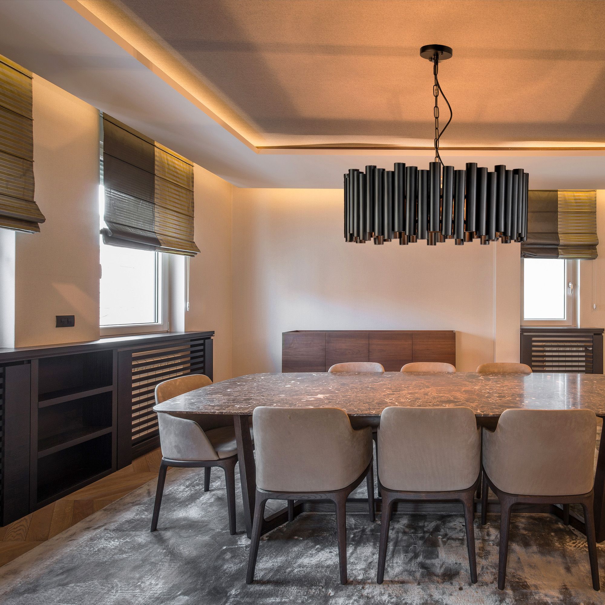 Lampa sufitowa APP1306-C Black matt