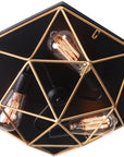 Lampa sufitowa plafon APP1094-3C Złota