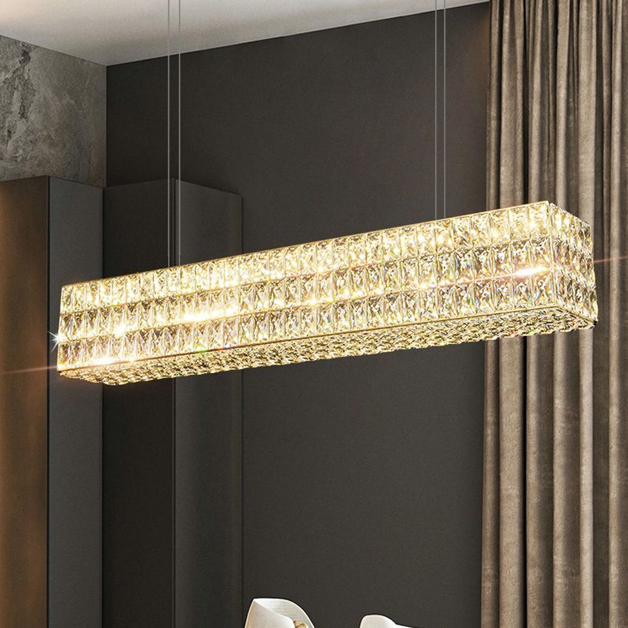 Lampa Sufitowa Wisząca Led App1566-cp Gold 4