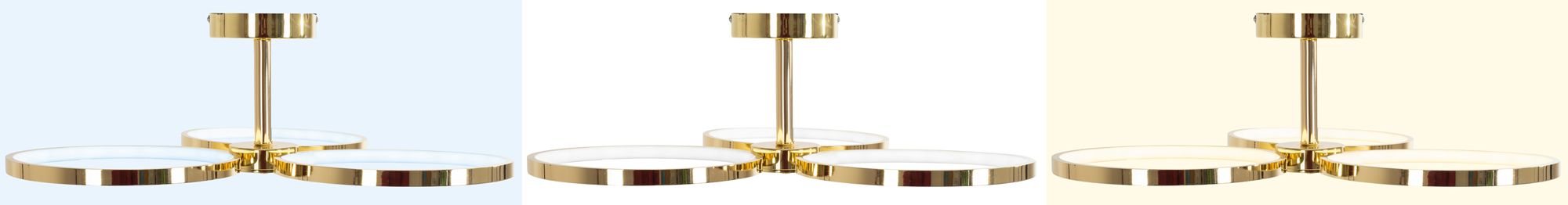 Lampa Sufitowa Wisząca LED APP993-c Złota + Pilot