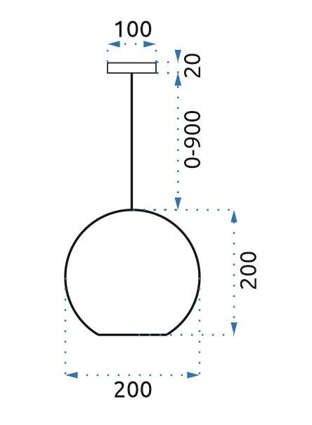 Lampa sufitowa Kula LE03-1