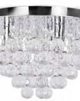 Kryształowa Lampa Sufitowa Plafon Glamour 392179
