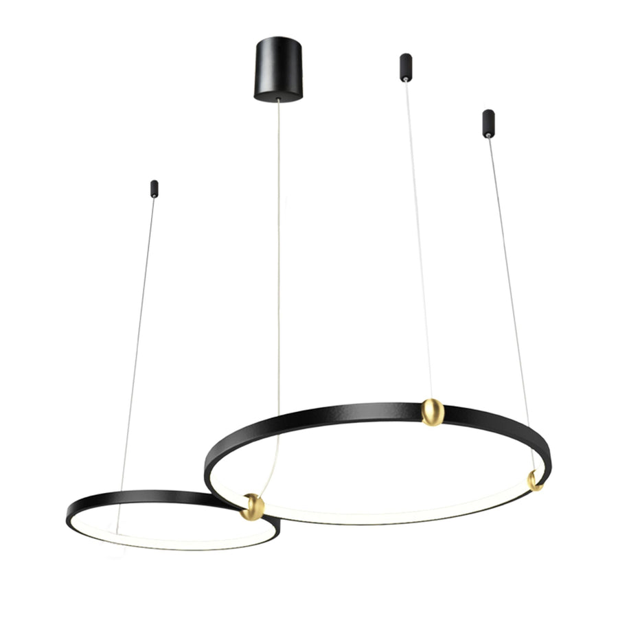 Lampa Ring led + pilot APP763-30-50 Czarna