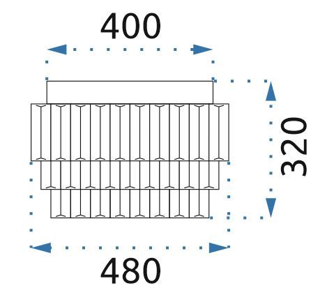 Kryształowa Lampa Sufitowa Plafon LED APP776-1C