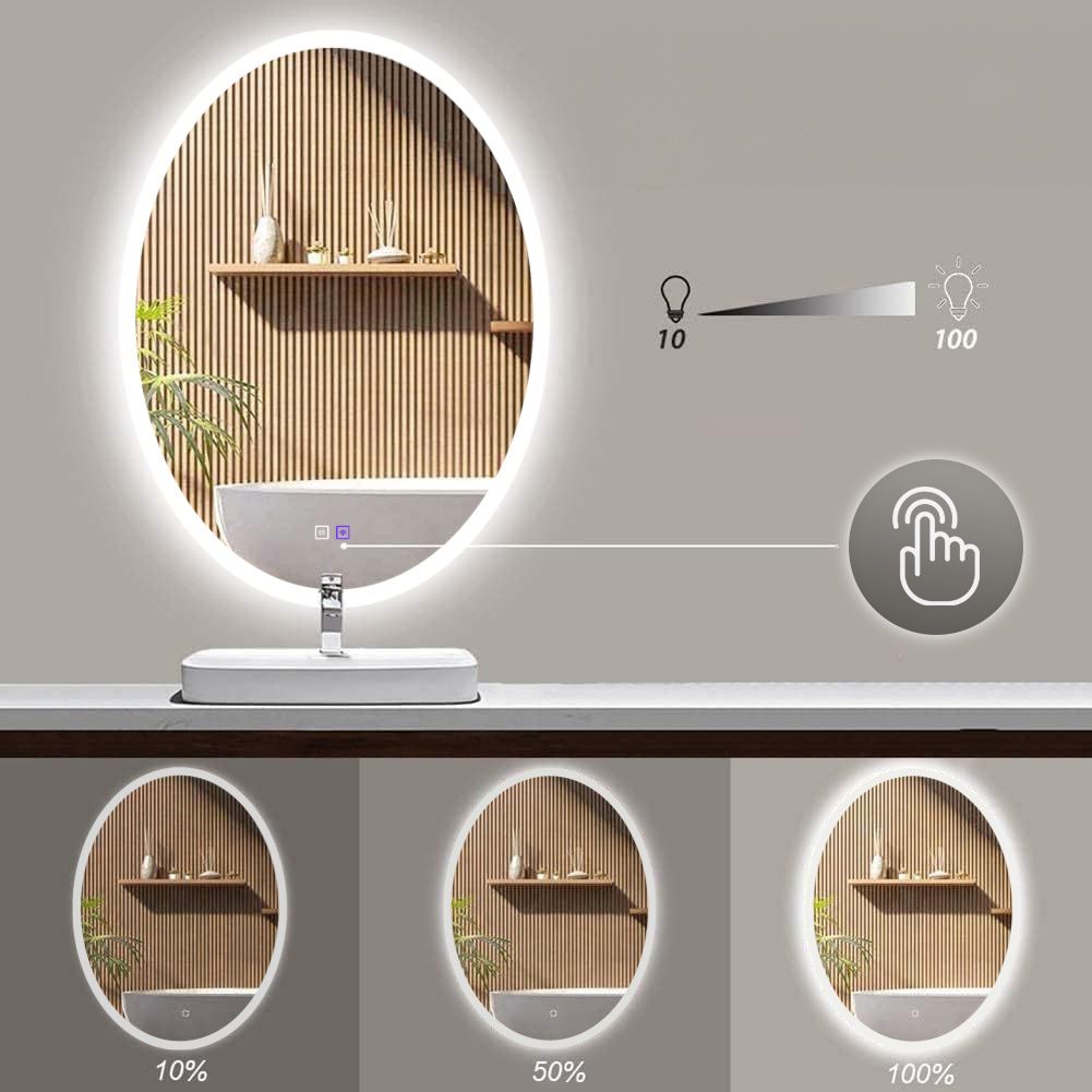 Lustro Ścienne Led 60x80cm Wwa 4