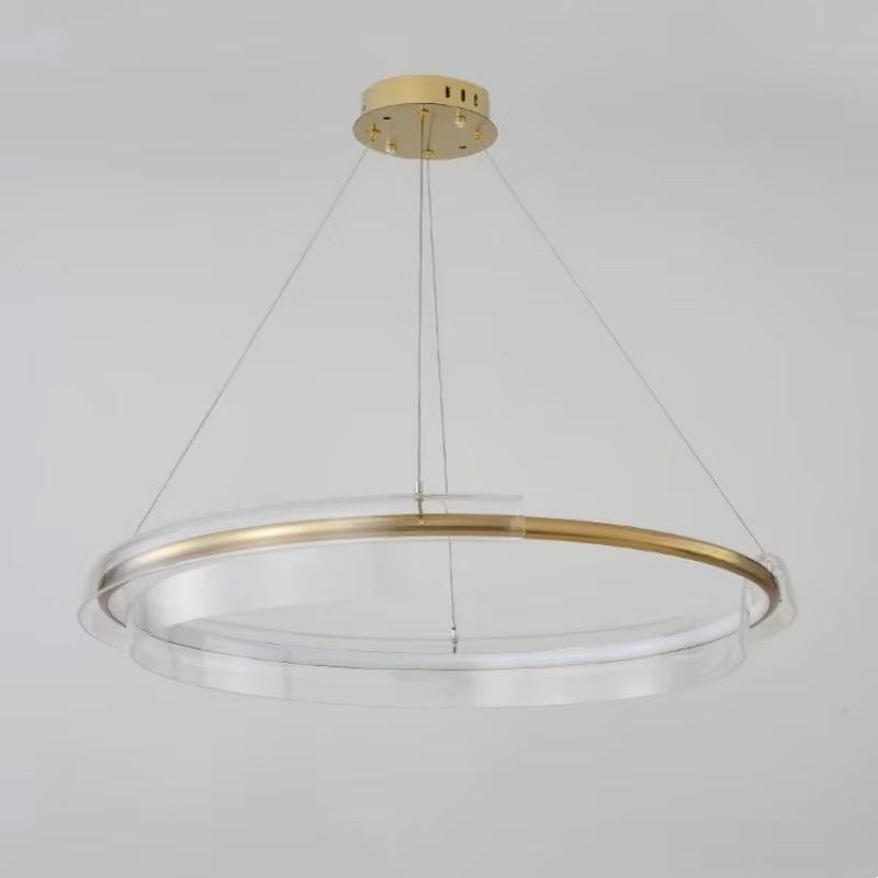 Lampa Sufitowa Wisząca Led App1672-cp Gold 7