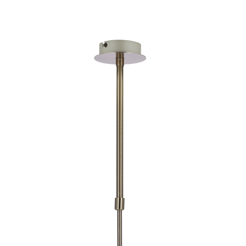 Lentini lampa wisząca patynowy 8x40w g9 klosz bursztynowy