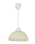 Vanilia lampa wisząca 18 1x60w e27 klosz kremowy