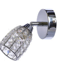 Shiba lampa kinkiet chromowy 1x15w g9 klosz bezbarwny