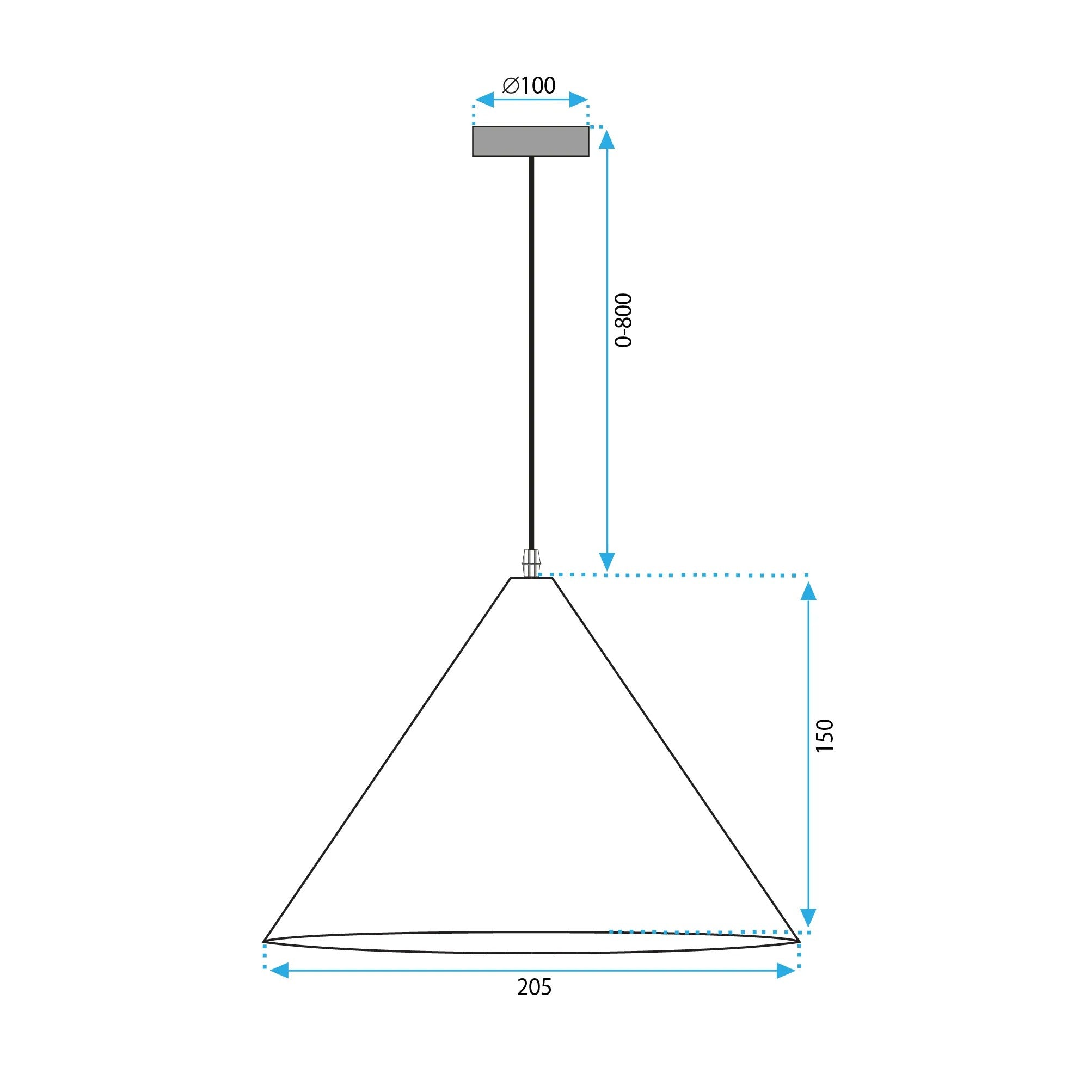 LAMPA SUFITOWA WISZĄCA APP1442-1CP WOOD 10