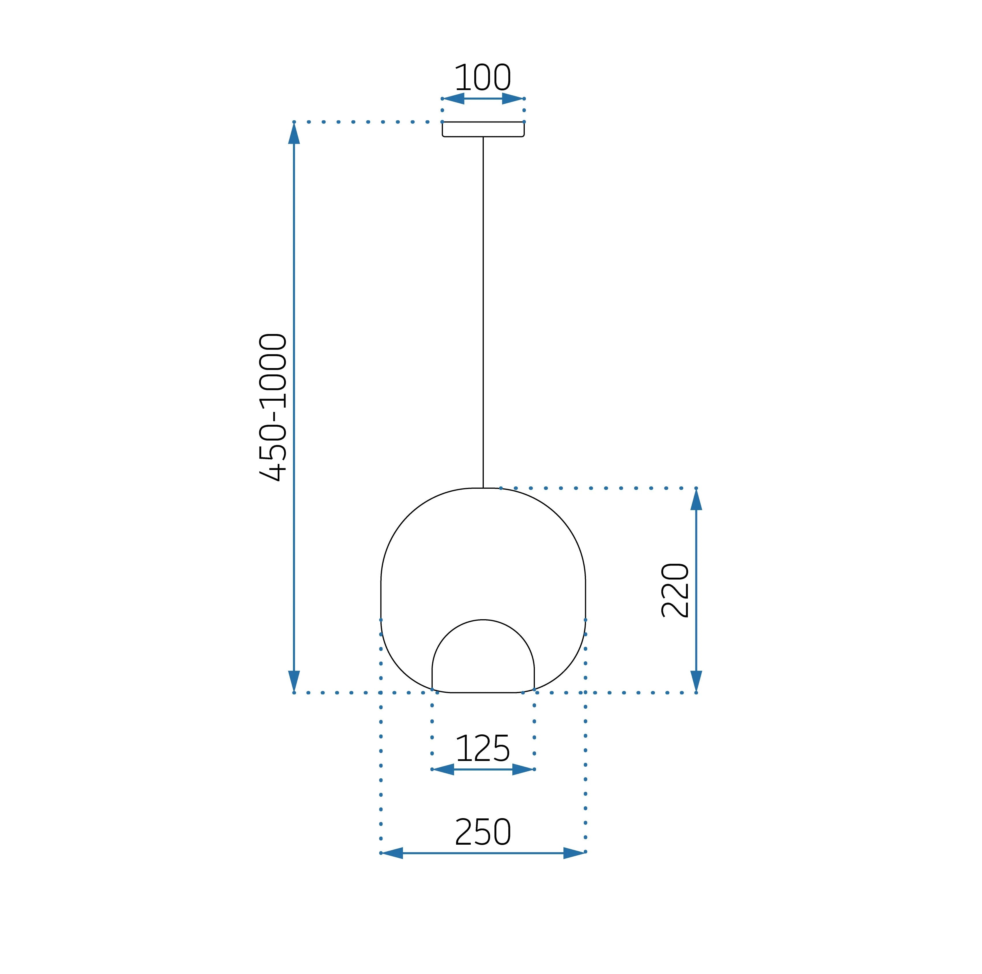 Lampa Wisząca APP1027-1CP 10