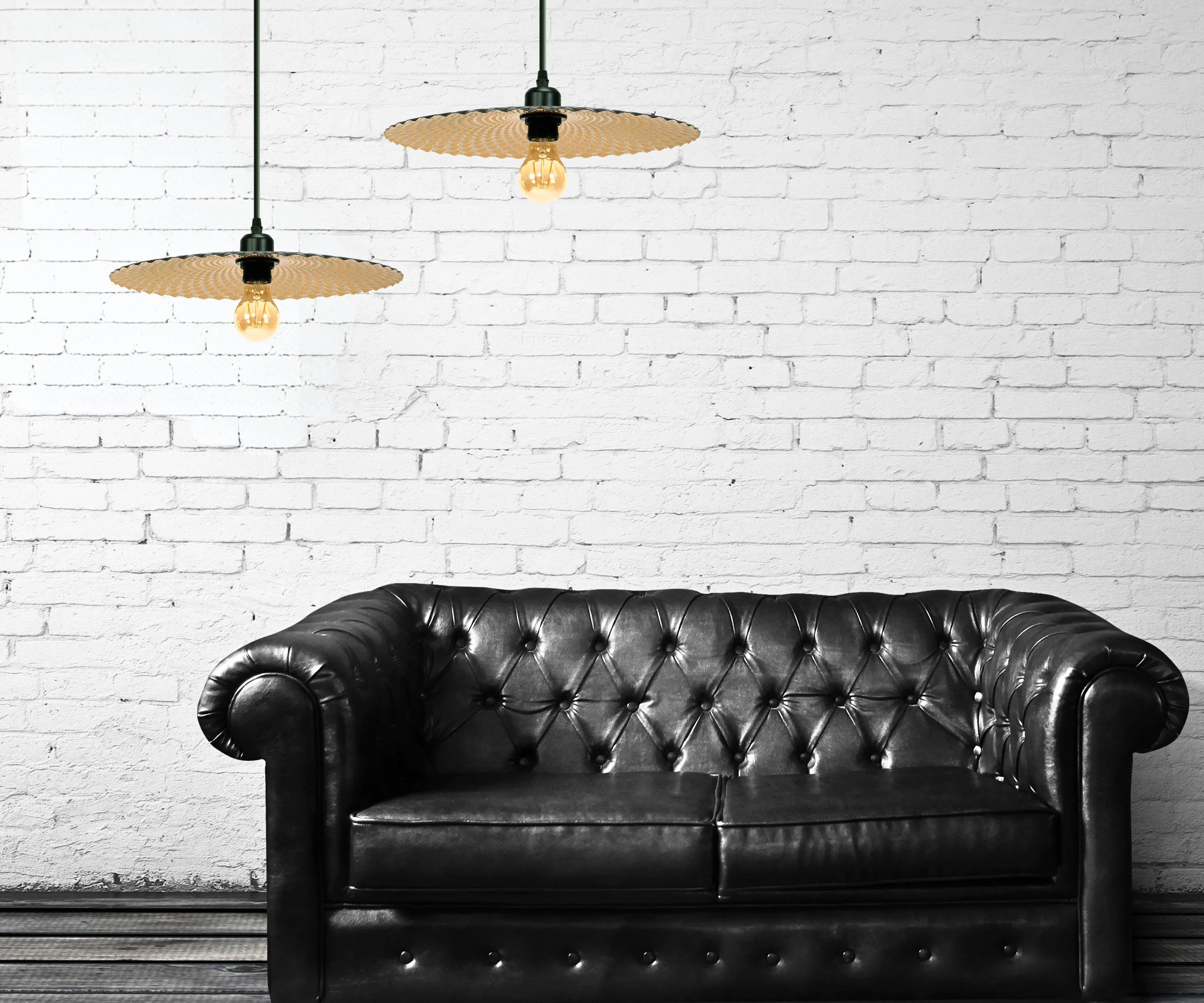 Lampa Wisząca APP1290-1CP Old Gold 10