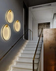 LAMPA ŚCIENNA KINKIET LED APP1385-CW OLD GOLD 30cm 10