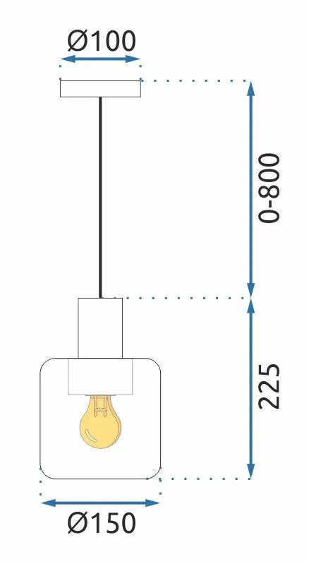 Lampa Wisząca APP1011-1CP 10
