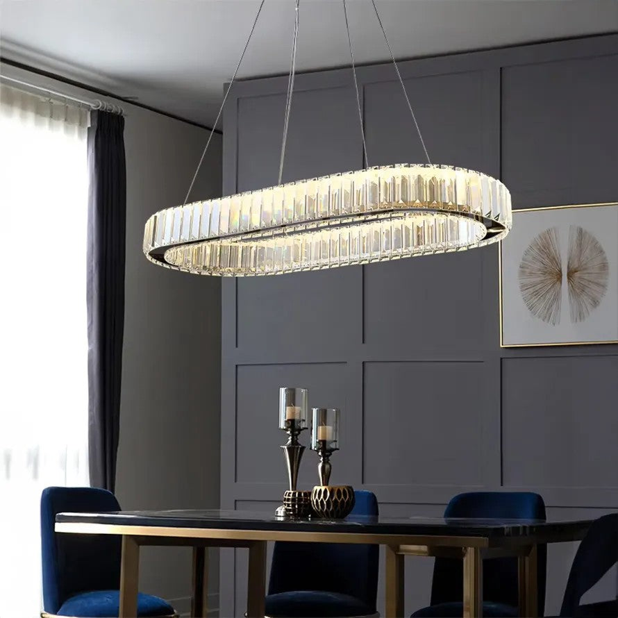 LAMPA SUFITOWA WISZĄCA LED APP1547-CP CHROM 10