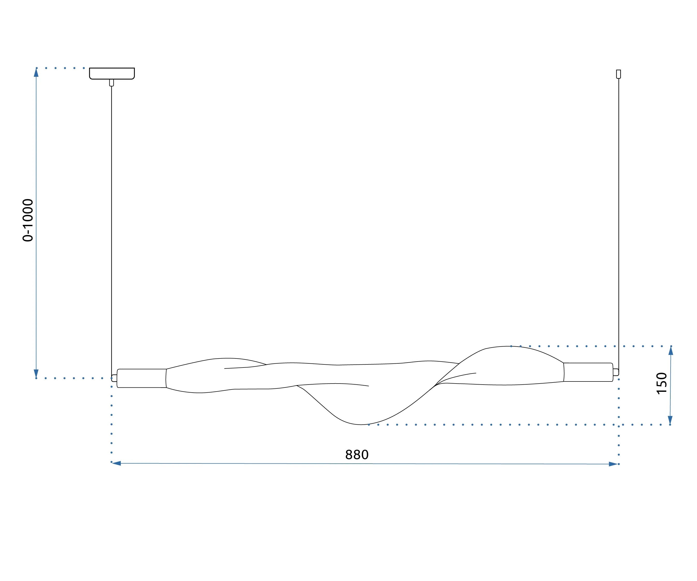 LAMPA SUFITOWA WISZĄCA LED APP1445-CP Złota 10
