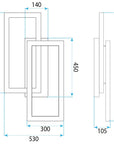 LAMPA SUFITOWA LED SWE060-C PLAFON ZŁOTA SZCZOTKOWANA 10