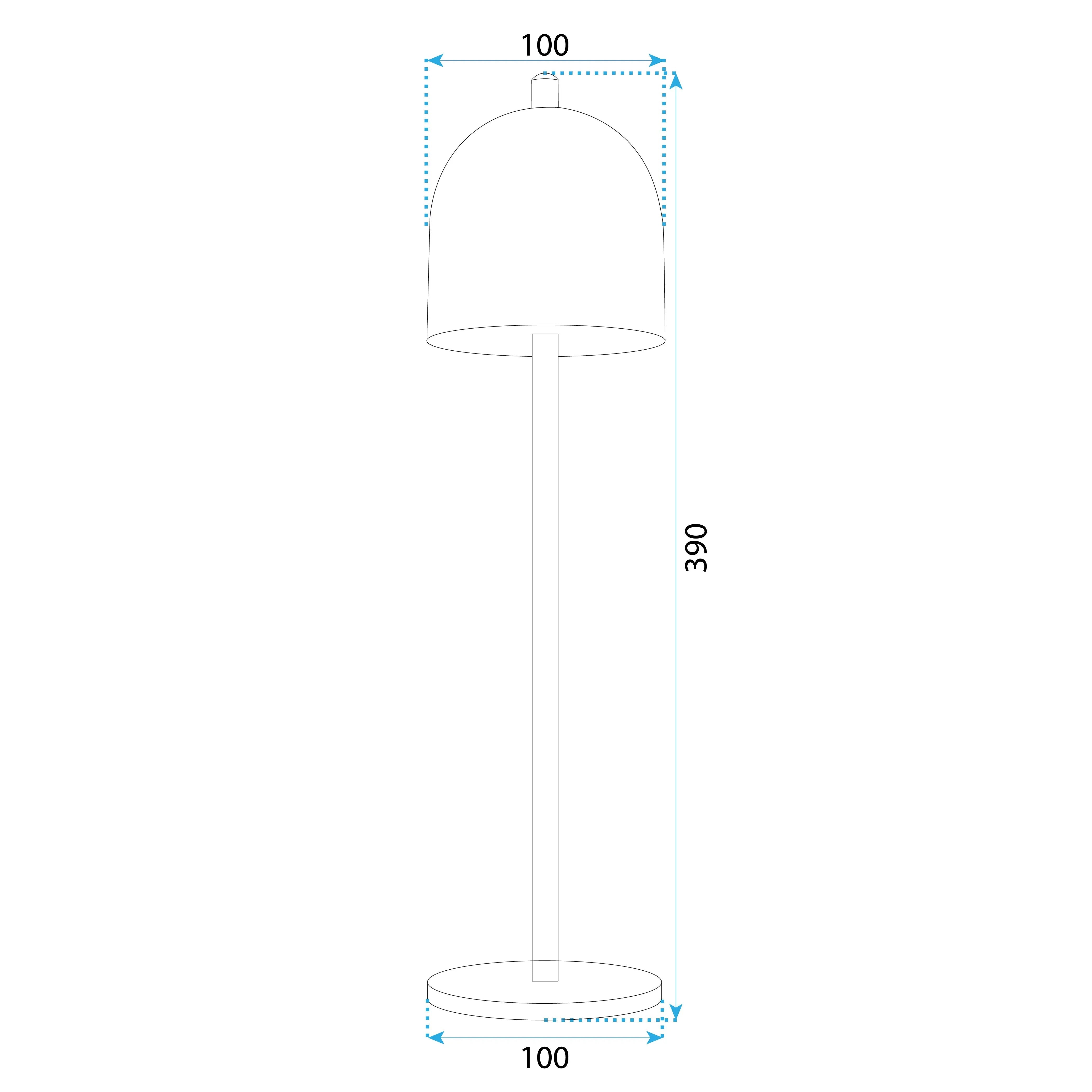 Lampka Nocna Bezprzewodowa LED APP1357-T Złota 10