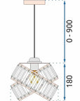 Lampa Kryształowa APP1105-1CP 10