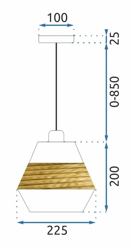 Lampa Wisząca Boho APP989-1CP 10