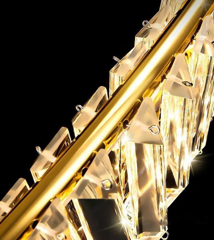 KRYSZTAŁOWA LAMPA SUFITOWA LED APP1064-1CP 10