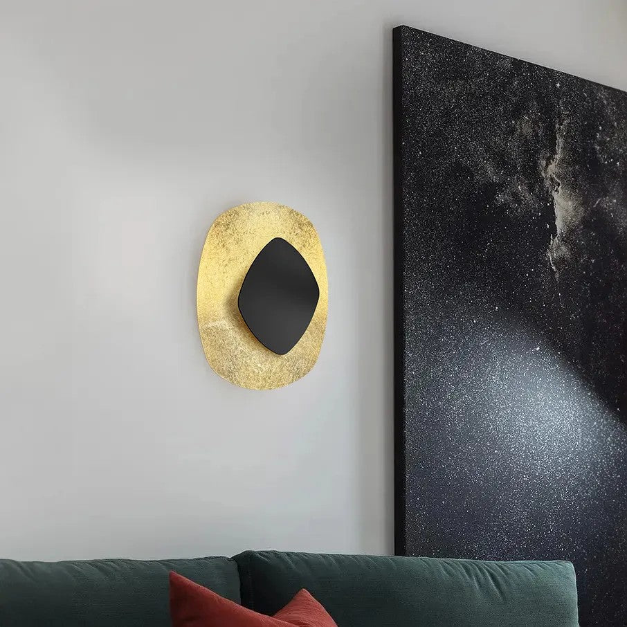 LAMPA ŚCIENNA KINKIET APP1270 CZARNA/ZŁOTA 10