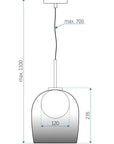 Lampa Wisząca APP1026-1CP 10