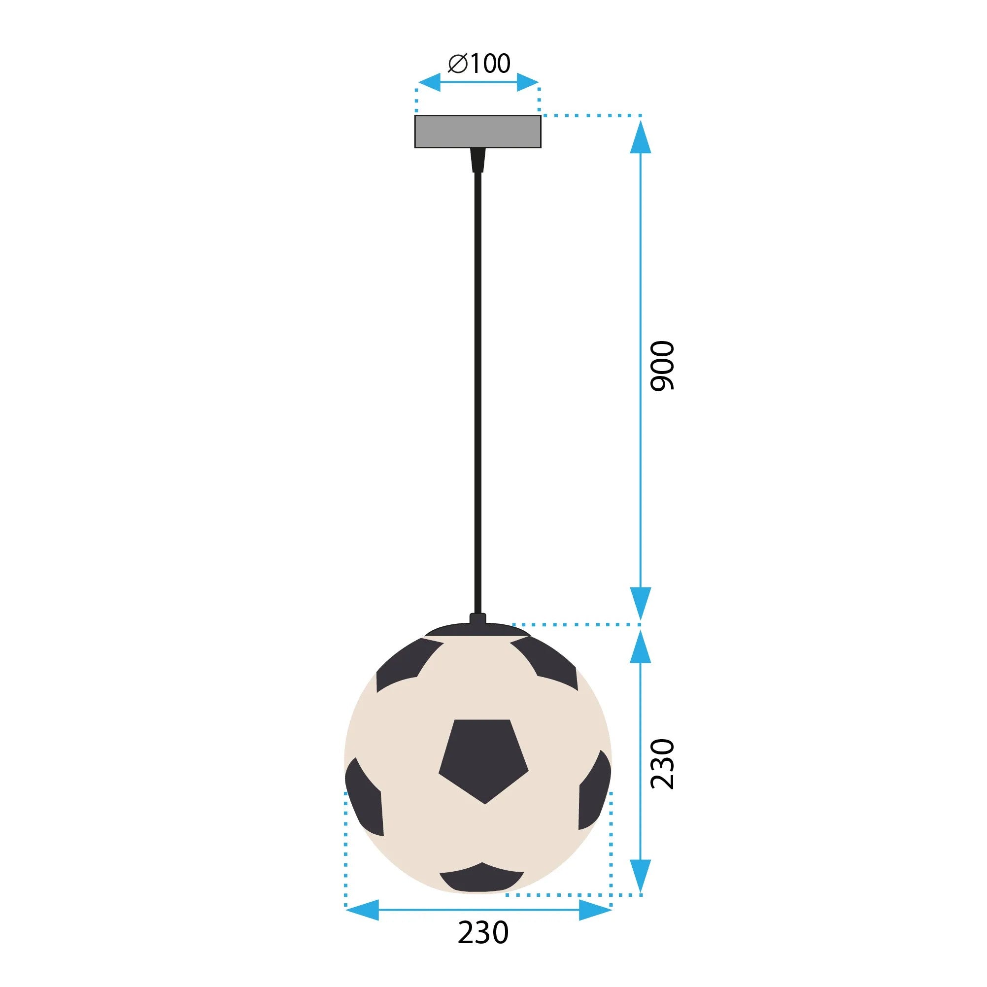 LAMPA SUFITOWA WISZĄCA APP1287-1CP 10
