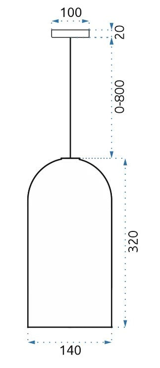Lampa Wisząca Sufitowa APP196-1CP Fox B Różowe Złoto 10