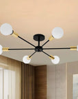 Lampa Pająk 6 APP501-6C Czarna 10