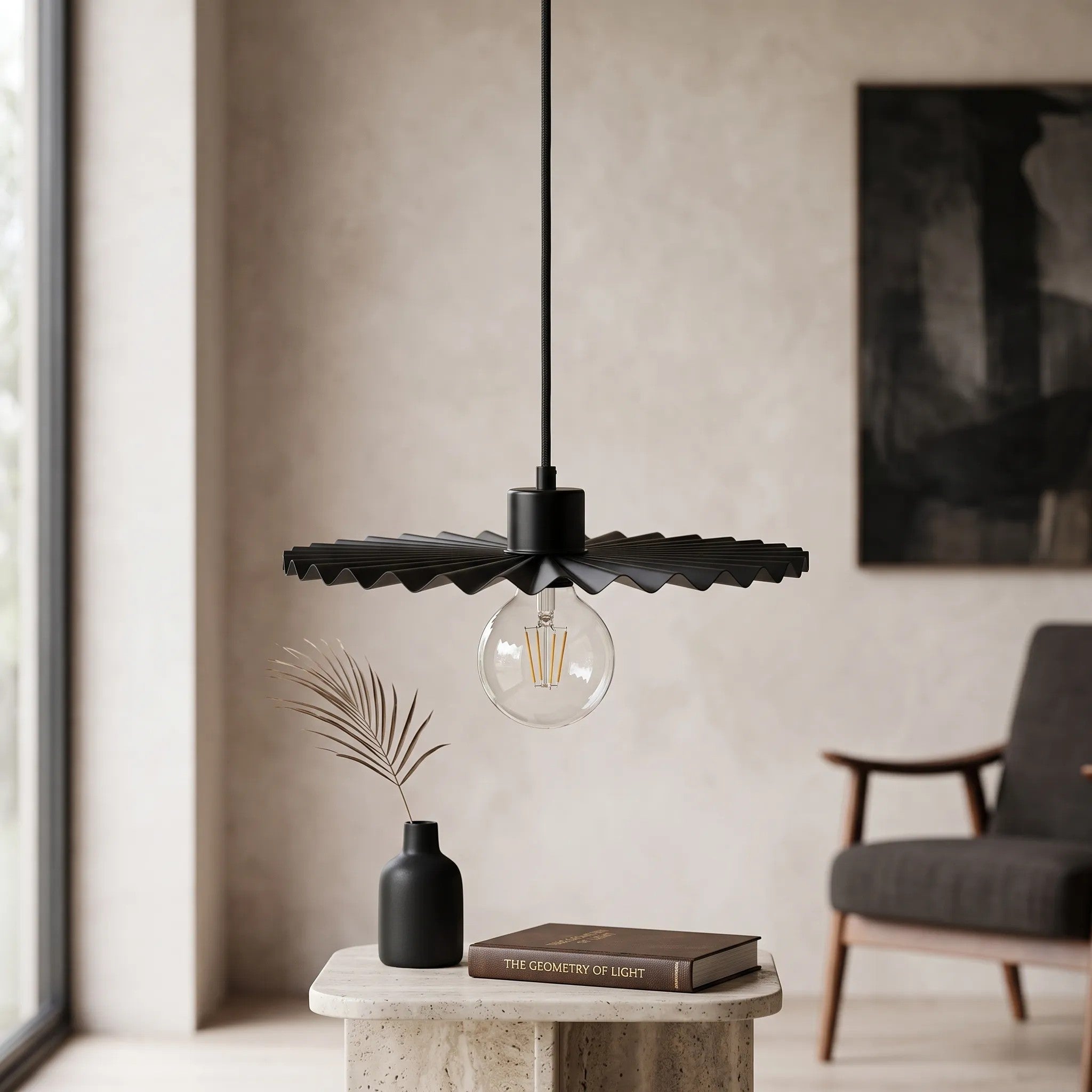 LAMPA SUFITOWA WISZĄCA APP1353-1CP Czarny 10