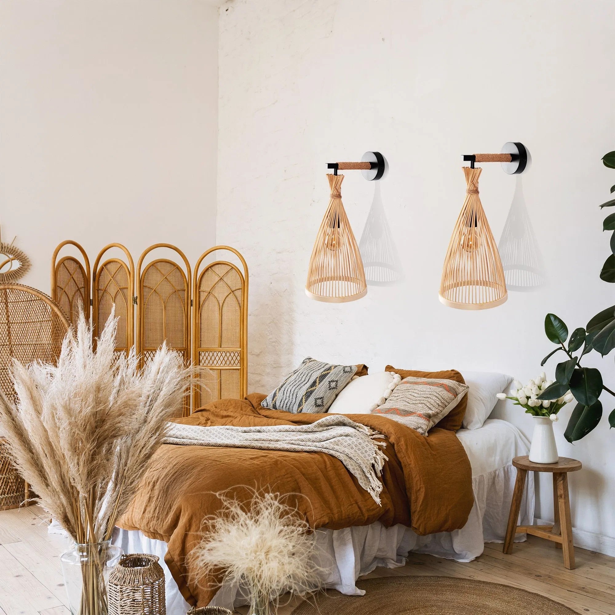 LAMPA ŚCIENNA KINKIET BOHO APP1340-1W 10