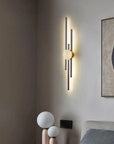 LAMPA ŚCIENNA KINKIET LED APP1437-W CZARNA/ZŁOTA 10