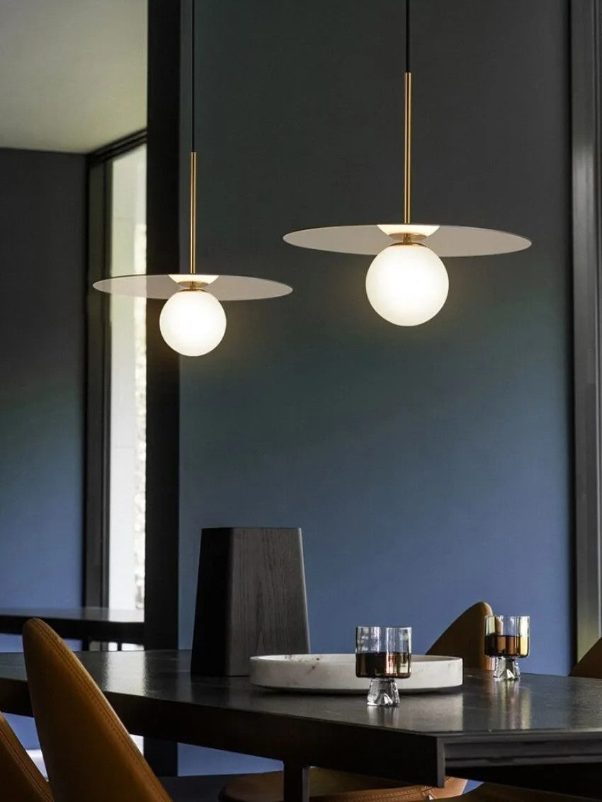 Lampa Wisząca Klosz 10cm APP939-1CP Złota 10
