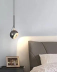 LAMPA SUFITOWA WISZĄCA LED G087-1CP Czarna Metaliczna 10