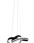 Lampa Sufitowa Nowoczesna LED + PILOT APP817-CP Czarna 10