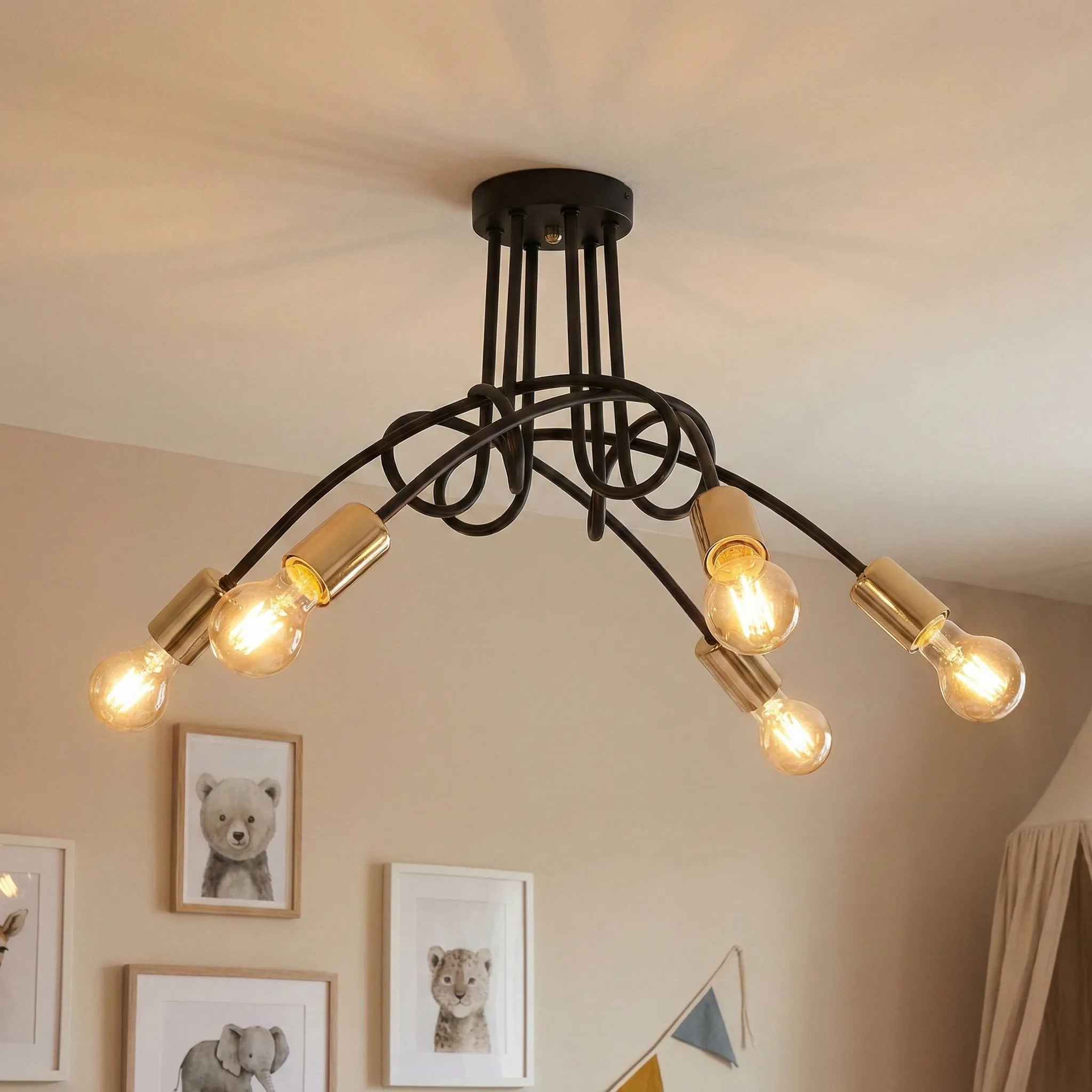 Lampa Paradise 5 APP518-5C Czarna 10