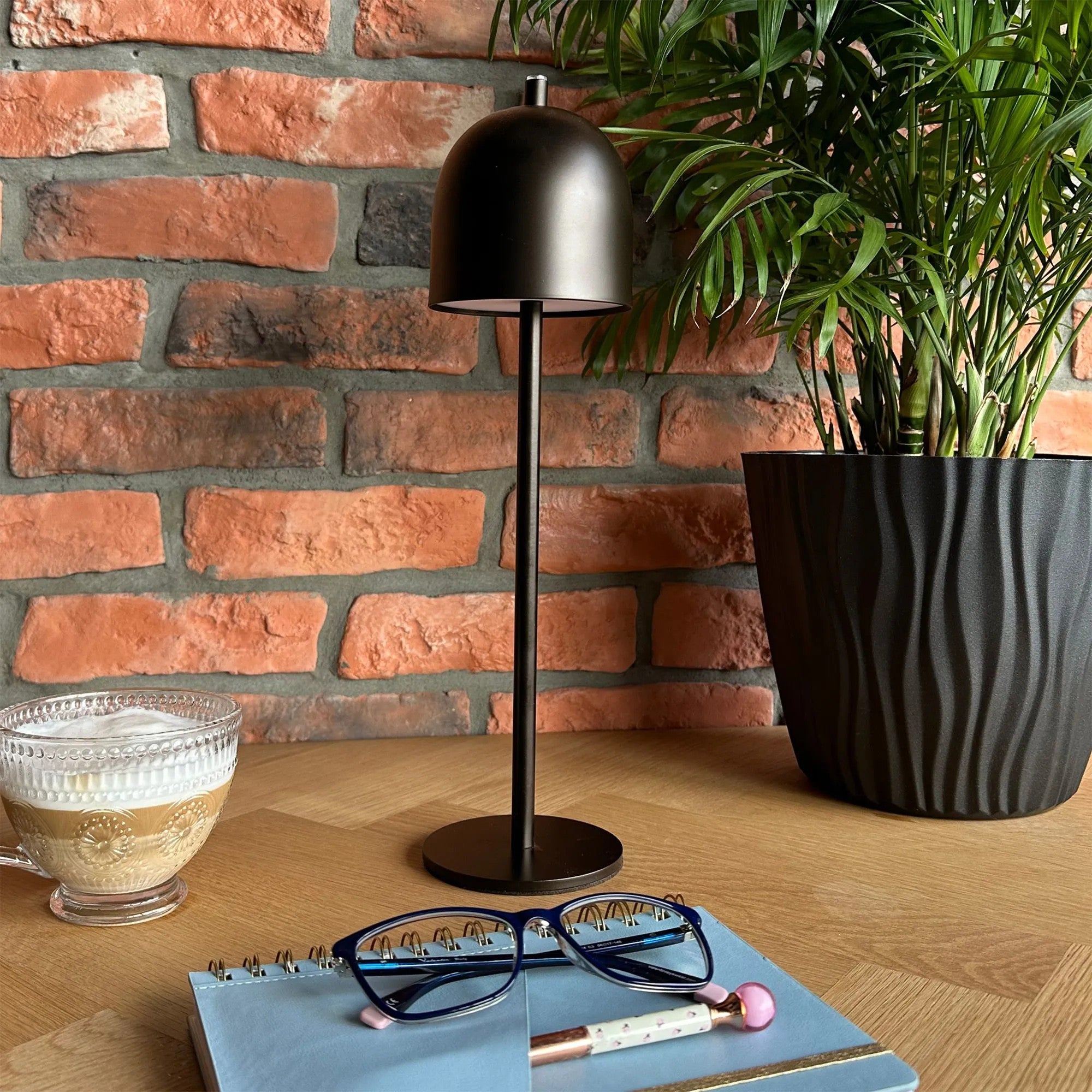 Lampka Nocna APP1359-T Brązowa 10