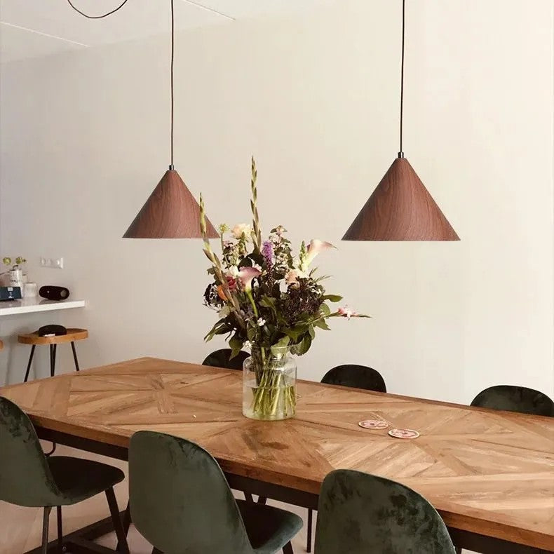 LAMPA SUFITOWA WISZĄCA APP1443-1CP DARK WOOD 10