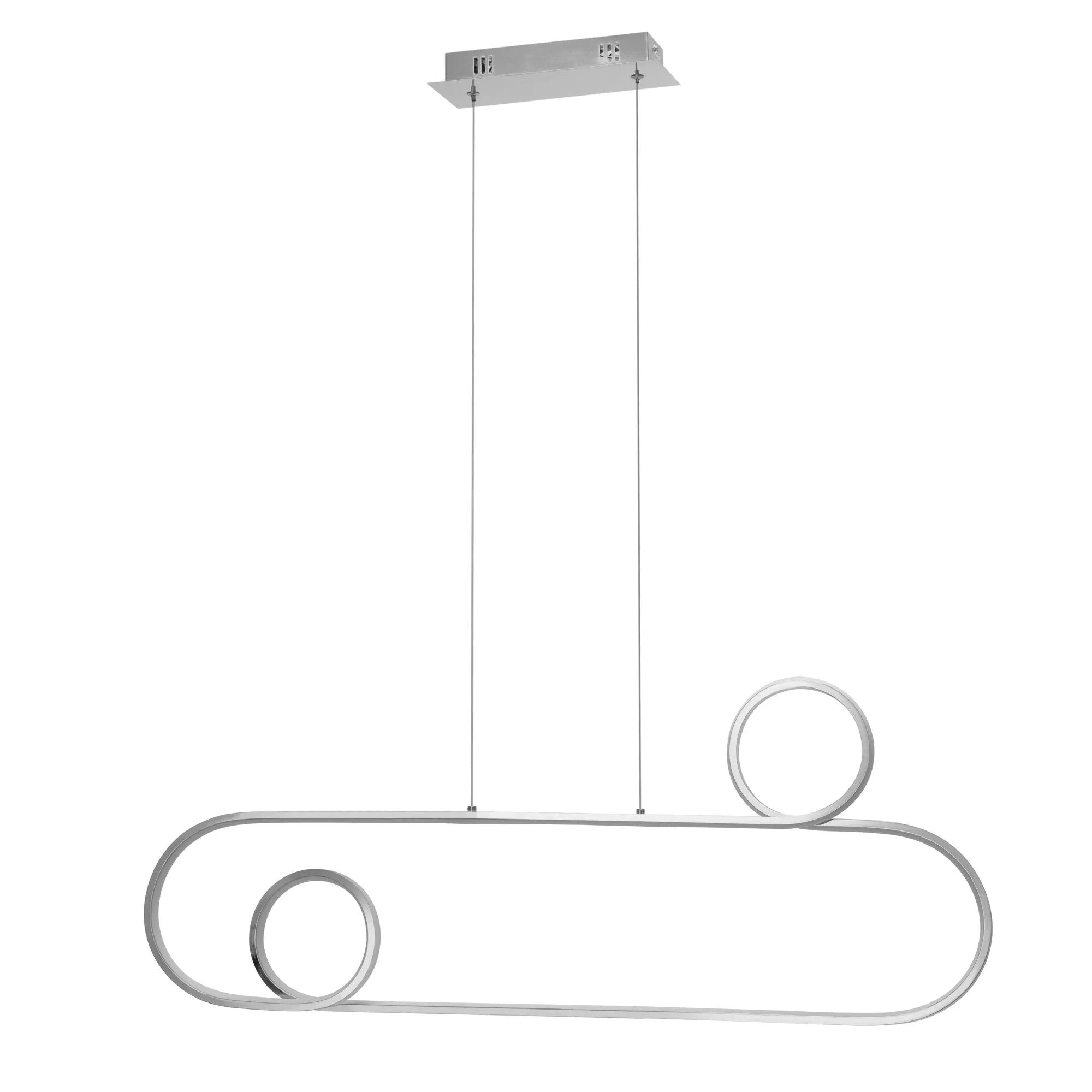 Lampa Sufitowa Wisząca LED APP810-CP CHROM + Pilot 10