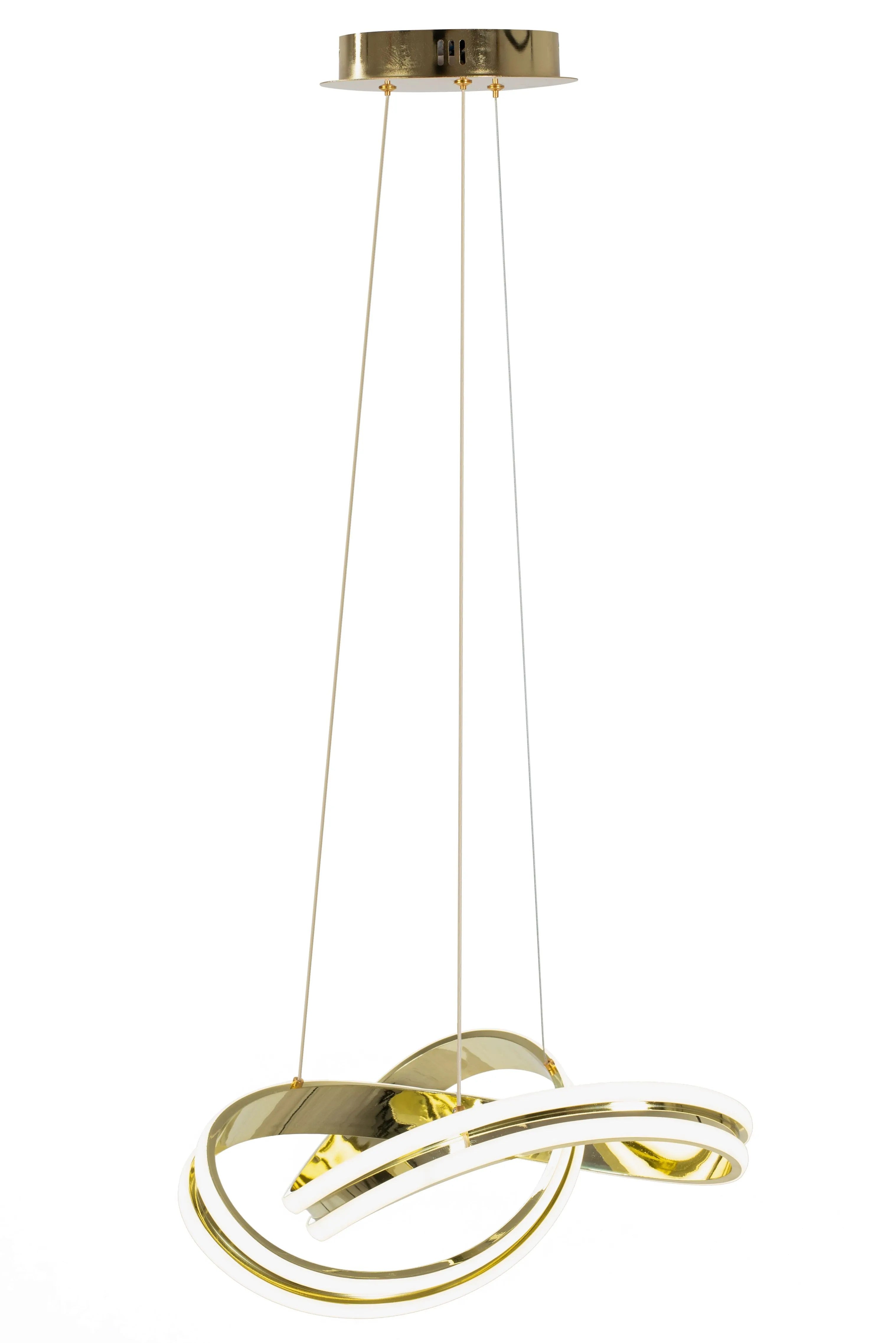 Lampa Sufitowa Nowoczesna LED + PILOT APP818-CP Złota 10