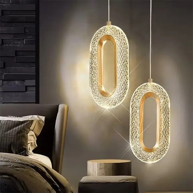 LAMPA WISZĄCA KRYSZTAŁOWA LED G113-1CP Złota 10