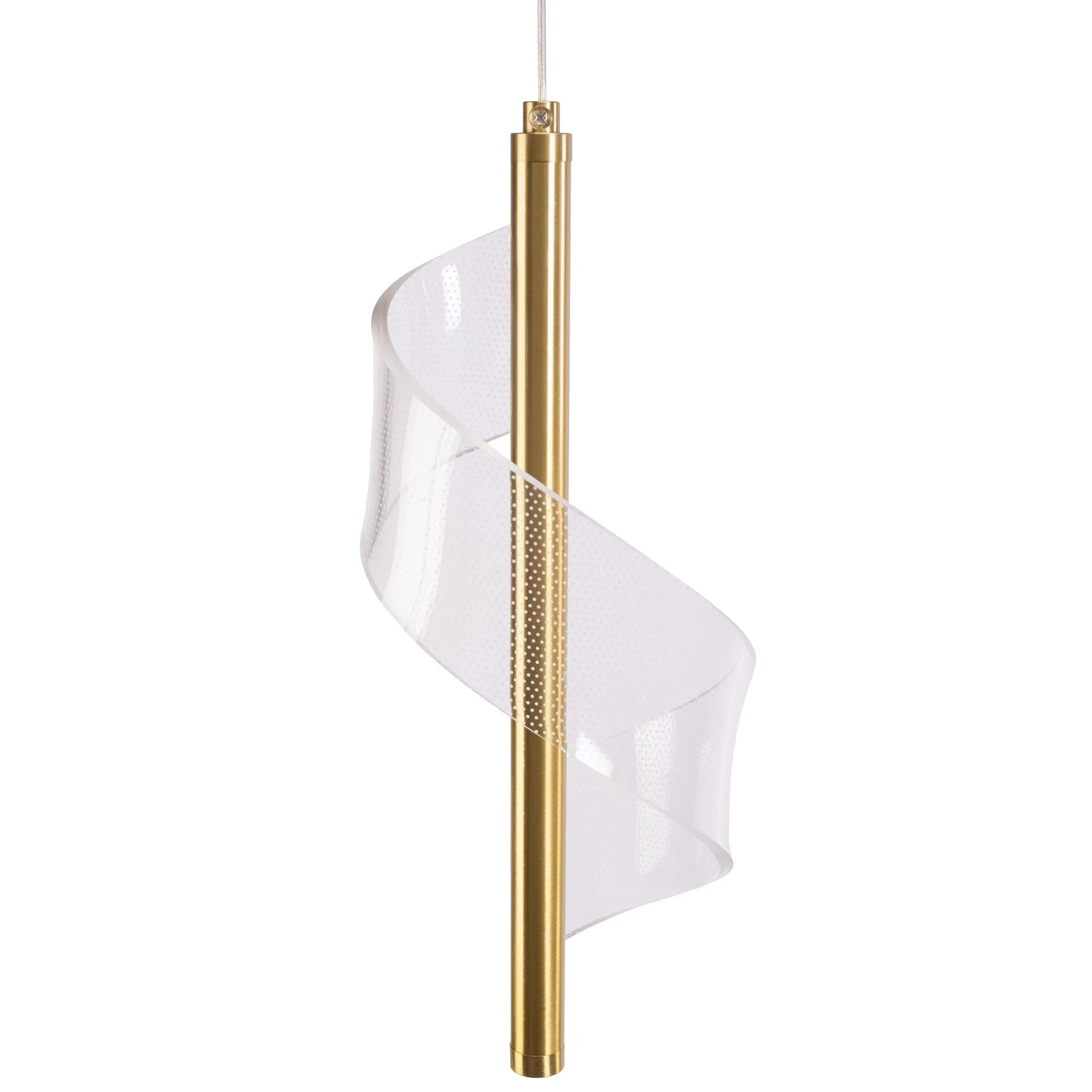 LAMPA SUFITOWA WISZĄCA LED APP1550-CP GOLD 10
