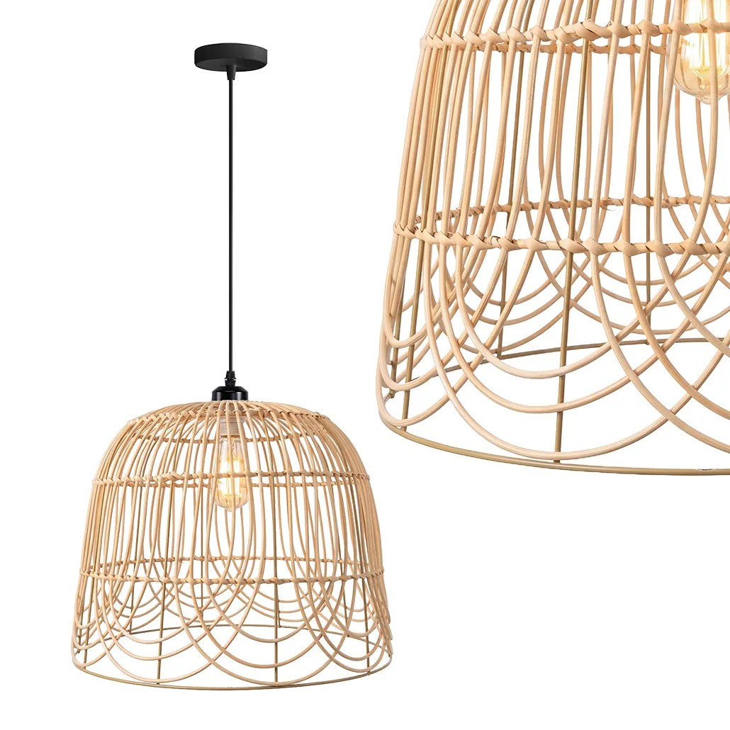 LAMPA SUFITOWA WISZĄCA NATURAL BOHO APP1352-1CP 40 Cm 10