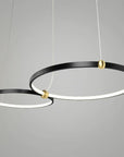 Lampa Ring led + pilot APP763-30-50 Czarna