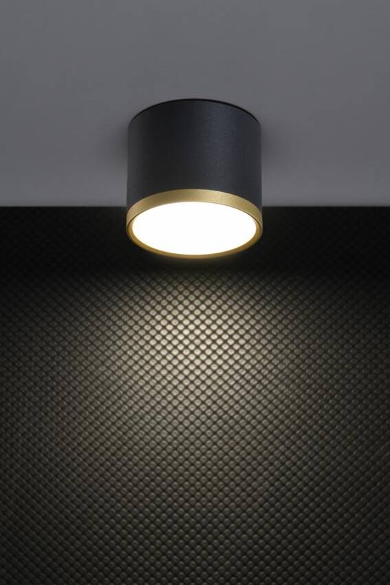 Lampa sufitowa TUBA złoty + czarny  LED 9W 4000K 2275963